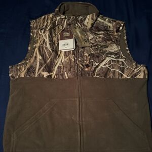 Camo and Brown Fleece Vest